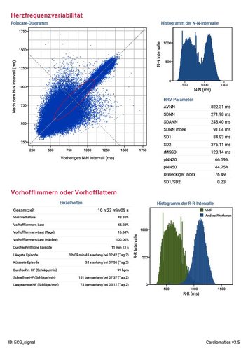 Cardiomatics Report Beispiel 2