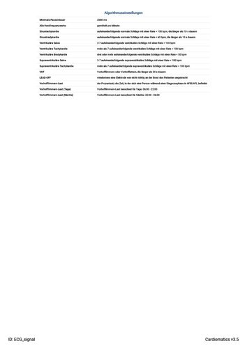 Cardiomatics Report Beispiel 9